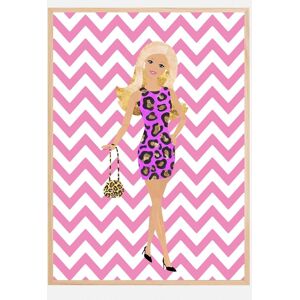 Bildverkstad Barbie Zig Zag Plakat (1)