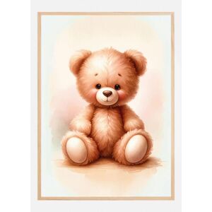 Bildverkstad Teddy Bear Plakat (21x29.7 Cm (A4))