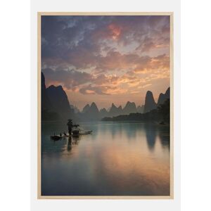 Bildverkstad Li River Sunrise Plakat (21x29.7 Cm (A4))