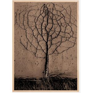 Bildverkstad Asphalt Tree Plakat (21x29.7 Cm (A4))