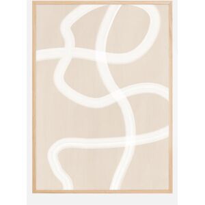 Bildverkstad White Brush Stroke Poster No.1 Plakat (21x29.7 Cm (A4))