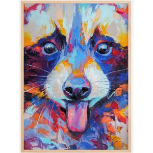 Bildverkstad Raccoon Painting Ii Plakat (50x70 Cm)