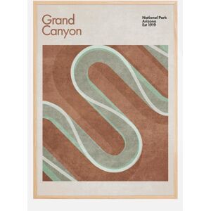 Bildverkstad Grand Canyon Plakat (21x29.7 Cm (A4))