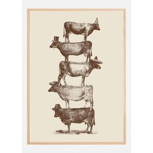Bildverkstad Cow Cow Nuts Plakat (21x29.7 Cm (A4))