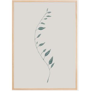 Bildverkstad Wavy Branch Green Plakat (21x29.7 Cm (A4))