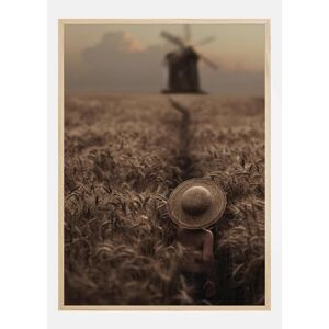 Bildverkstad The Boy In The Field Plakat (50x70 Cm)