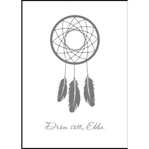 Personlig poster Dreamcatcher (21x29,7 Cm (A4))