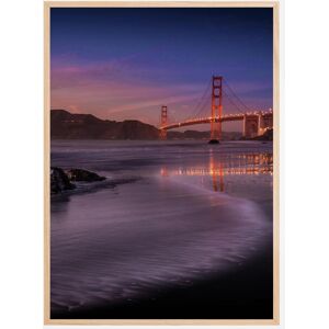 Bildverkstad Golden Gate Plakat (21x29.7 Cm (A4))