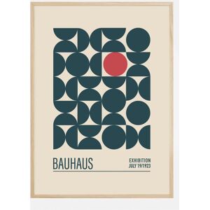 Bildverkstad Bauhaus Mavi Kureler Plakat (50x70 Cm)