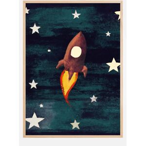 Bildverkstad Rocket Love Plakat (21x29.7 Cm (A4))