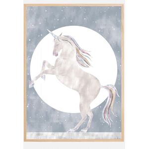 Bildverkstad Rising Unicorn Plakat (100x140 Cm)