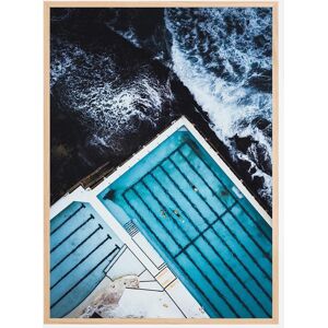 Bildverkstad Most Famous Ocean Pool In Australia Plakat (50x70 Cm)