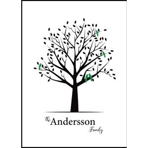 Personlig poster Family Tree Ii (21x29,7 Cm (A4))