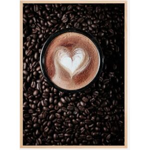 Bildverkstad Love Latte Plakat (50x70 Cm)