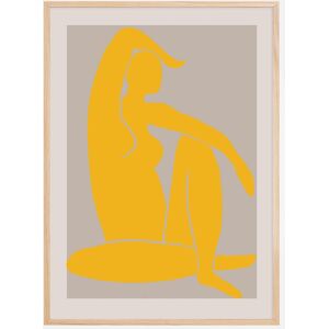 Bildverkstad Yellow Figure Plakat (50x70 Cm)