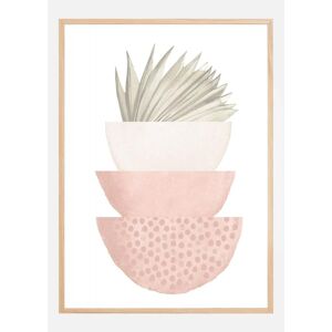 Bildverkstad Boho Pink Bowl Plakat (50x70 Cm)