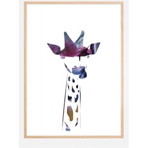 Bildverkstad Giraffe Night Plakat (50x70 Cm)