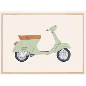 Bildverkstad Vespa Print Plakat (60x90 Cm)