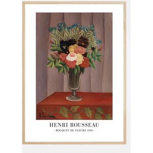 Bildverkstad Henri Rousseau - Bouquet De Fleurs 1910 Plakat (21x29.7 Cm (A4))