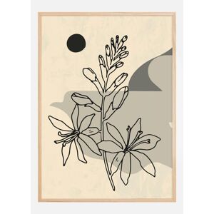 Bildverkstad Abstract Flower 1 Plakat (21x29.7 Cm (A4))