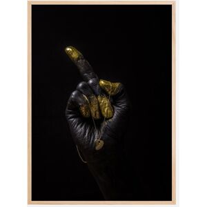 Bildverkstad Golden Hands V Plakat (21x29.7 Cm (A4))