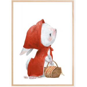 Bildverkstad Little Red Riding Rabbit Plakat (50x70 Cm)