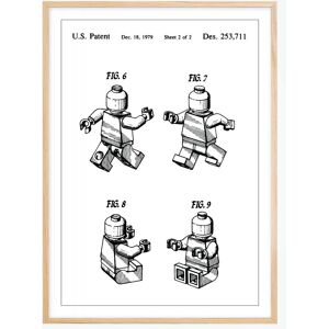 Bildverkstad Patenttegning - Lego Ii Plakat (21x29.7 Cm (A4))