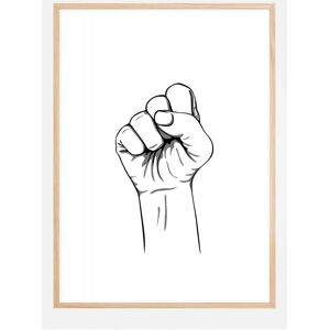 Bildverkstad Fist Plakat (21x29.7 Cm (A4))