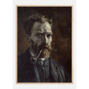 Bildverkstad Painted Man With Pipe Plakat (50x70 Cm)