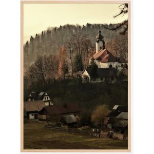 Bildverkstad Autum Village Plakat (21x29.7 Cm (A4))