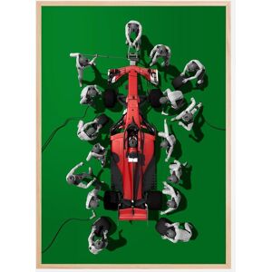 Bildverkstad Formula 1 Green Plakat (70x100 Cm)