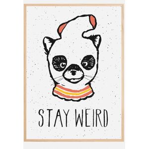 Bildverkstad Stay Weird Plakat (60x90 Cm)