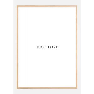 Bildverkstad Just Love Plakat (50x70 Cm)
