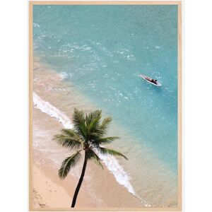 Bildverkstad Surfing At The Beach Plakat (30x40 Cm)