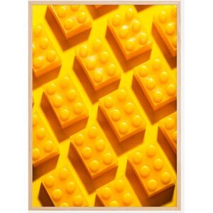 Bildverkstad Yellow Lego Plakat (50x70 Cm)