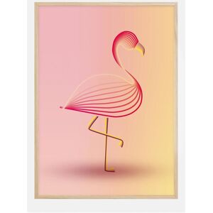 Bildverkstad Flamingo Plakat (50x70 Cm)