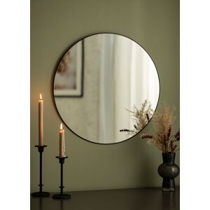 Kaila Round Mirror - Thin Black 60 Cm Ø