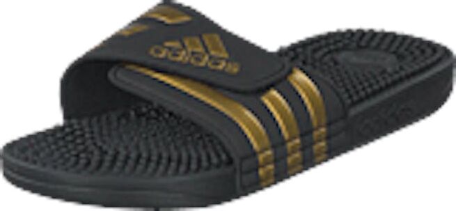 adidas Sport Performance Adissage Core Black/gold Met./core Blac, Shoes, sort, UK 4