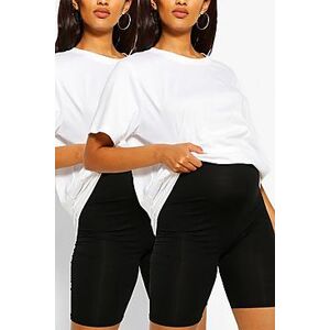 Maternity 2 Pack Cycling Shorts  black 44 Female