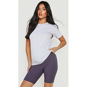 Maternity Honeycomb Cycling Shorts  grey 44 Female