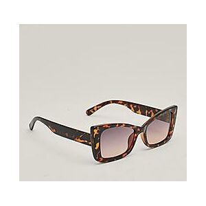 Tort Cat Eye Sunglasses  brown ONE SIZE Female