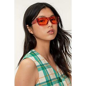 Light Tortoiseshell Print Tinted Sunglasses  light tan ONE SIZE Female