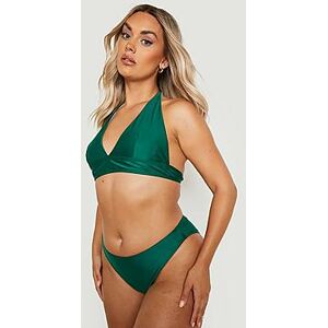 Plus Essentials High Leg Bikini Brief  forest 54 Female