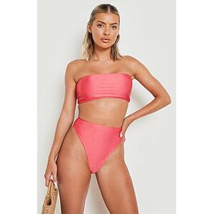 Mix & Match High Leg Bikini Brief  pink 34 Female