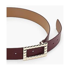 Frame Buckle Pu Belt  chocolate ONE SIZE Female