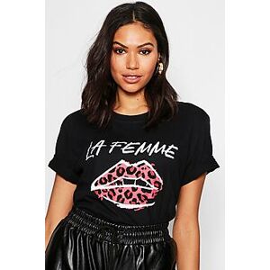 Lips Slogan T-Shirt    Female