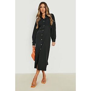 Batwing Midaxi Shirt Dress  black 46 Female