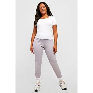 Plus Contour Rib Leggings  grey 54 Female