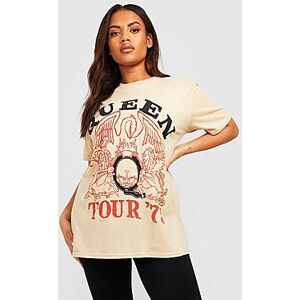 Plus Queen Tour Band T-shirt  stone 48 Female