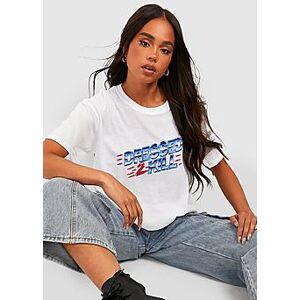 Petite Halloween Dressed 2 Kill Slogan T-shirt  white M Female